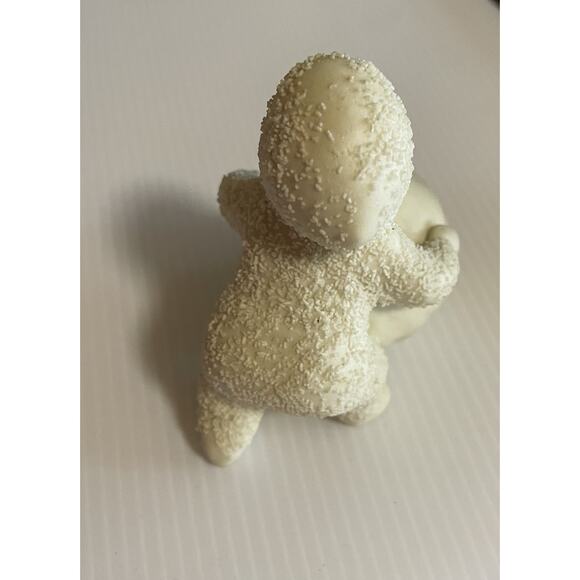 DEPT 56 SNOWBABIES PORCELAIN FIGURINE "I'M MAKING SNOWBALLS!" No Box READ - Picture 13 of 13